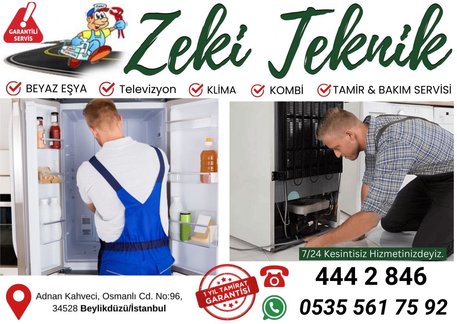 Adnan Kahveci Buzdolabı Servisi